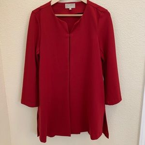 Joan Vass Open Front Cardigan